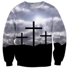 Load image into Gallery viewer, Three Cross Men&#39;s Sweatshirt
