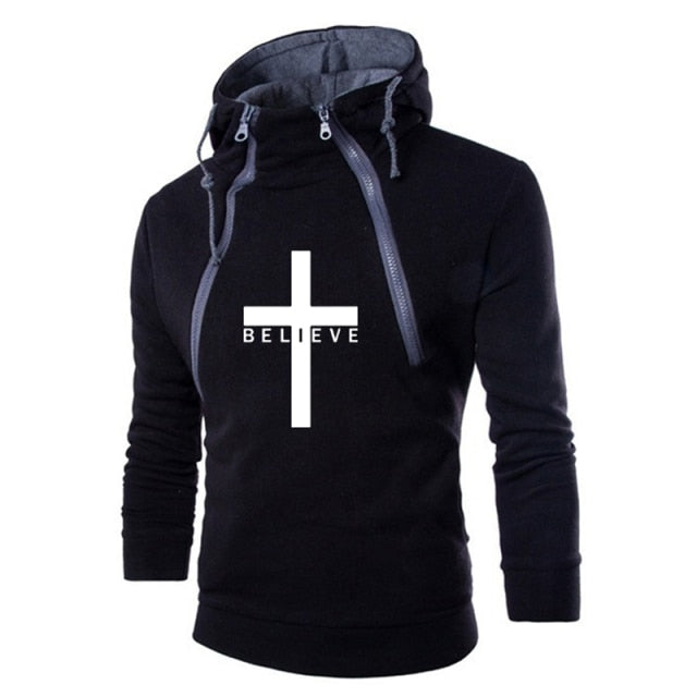 Believe in Christ Ski Bodywarmer Hoodie