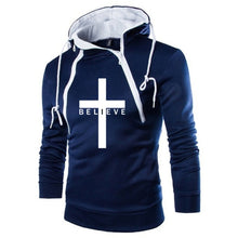 Load image into Gallery viewer, Believe in Christ Ski Bodywarmer Hoodie
