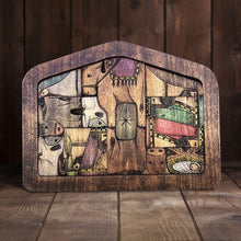 Load image into Gallery viewer, Coffee Table Top Wood Nativity Set
