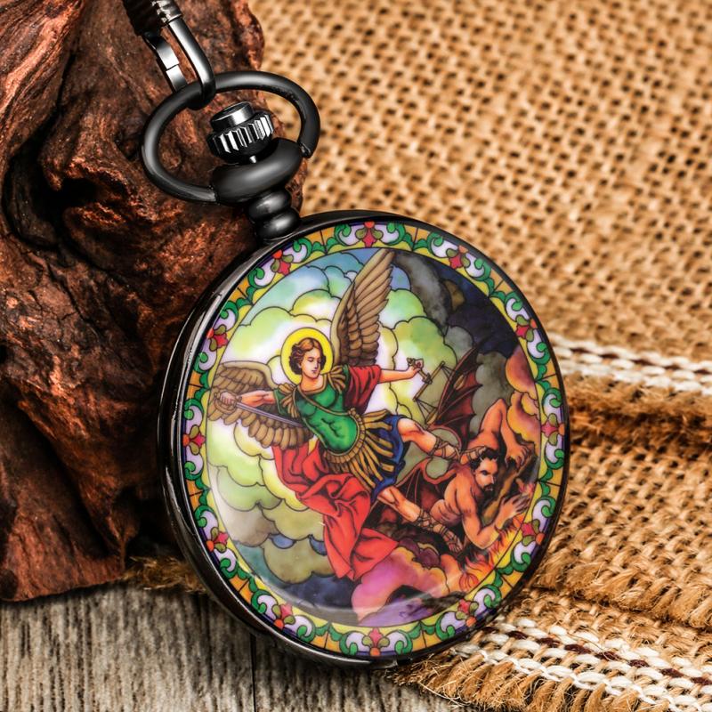 Sistine St. Michael Archangel Pocket Watch