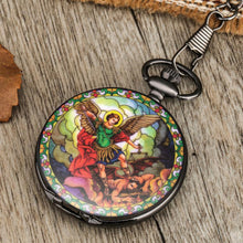 Load image into Gallery viewer, Sistine St. Michael Archangel Pocket Watch
