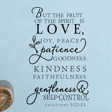 Load image into Gallery viewer, Galatians Love 5:22-23 Wall Vinyl
