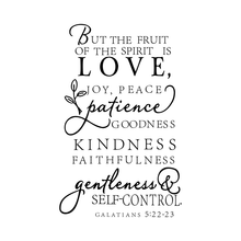 Load image into Gallery viewer, Galatians Love 5:22-23 Wall Vinyl
