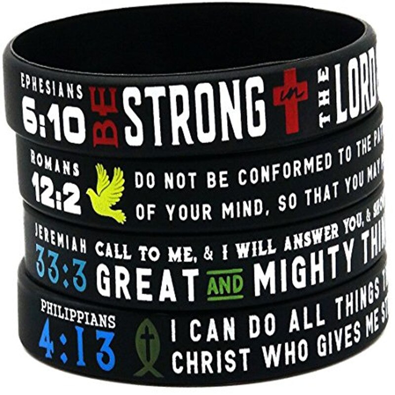 Bold Biblical Verse Bracelet Collection