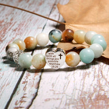 Load image into Gallery viewer, With God All Things Are Possible Fashion Vintage Bracelet
